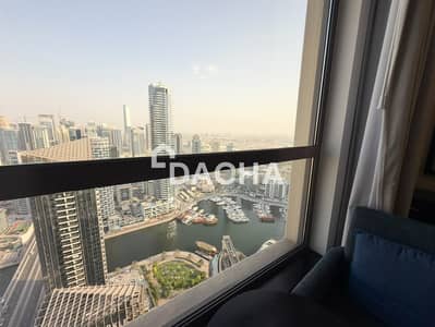 2 Bedroom Flat for Sale in Jumeirah Beach Residence (JBR), Dubai - Marina & Partial Sea View | High Floor