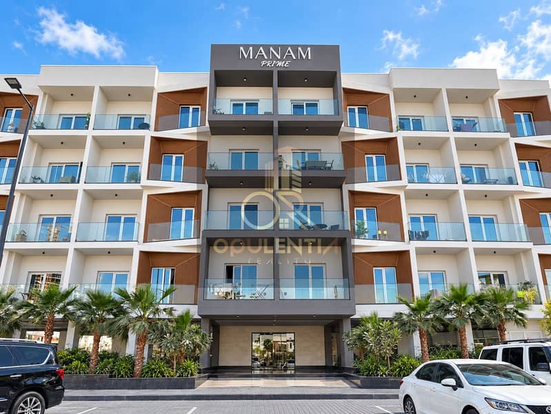 11 Modern Apartment Facade Under Blue Skies. png