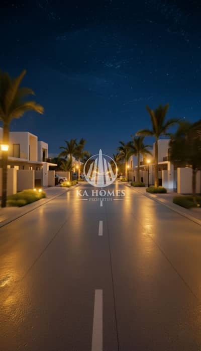 3 Camere Townhouse in vendita a Al Tai, Sharjah - Townhouse night view. png