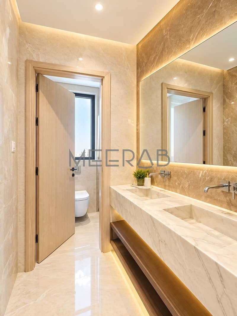 9 Elegant Marble Bathroom with Double Vanity. png