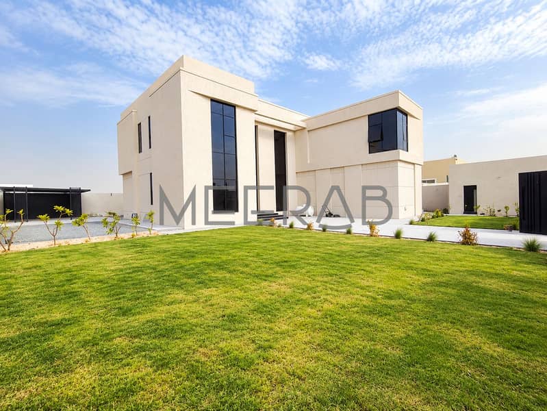 15 Modern Villa with Lush Front Lawn. png