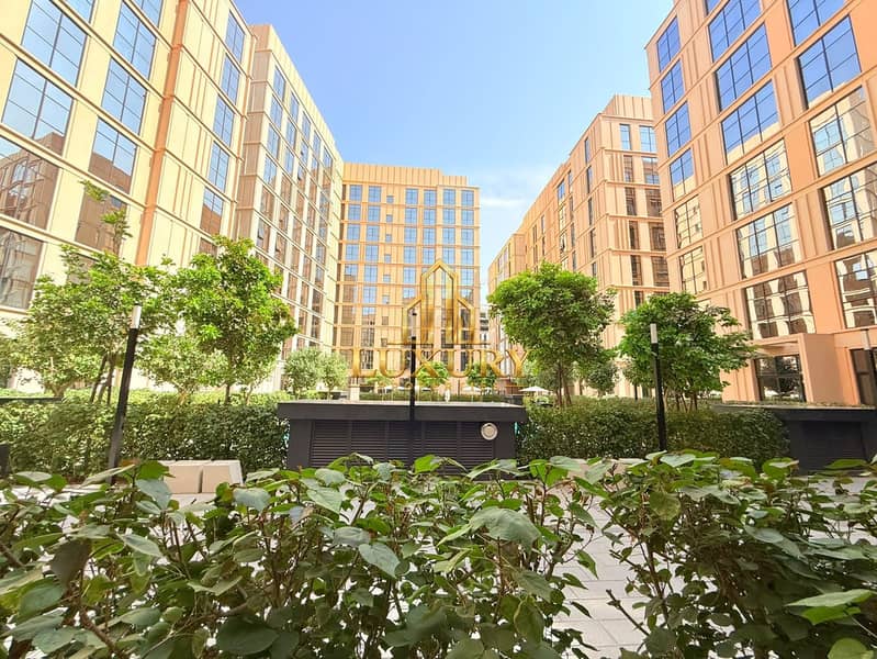 4 1BHK with Garden View for Rent in Al Mamsha, Sharjah | AED 38,000/Year | 750 Sq. Ft.