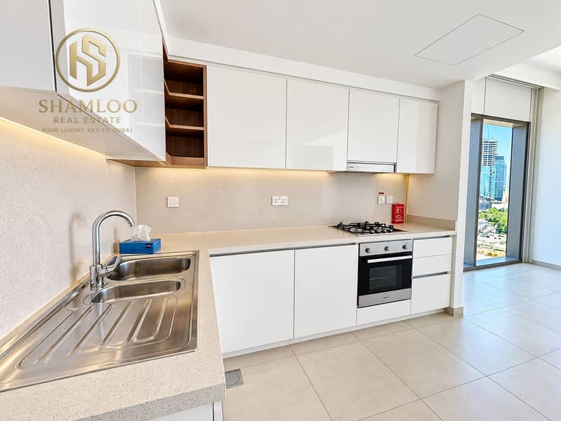 5 Bright Minimalist Kitchen with City View. png