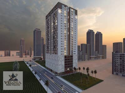 Appartement de 1 chambre à à vendre à Al Amerah, Ajman - evening-side-view-copy-scaled. jpg Appartement de 1 chambre à à vendre à Al Amerah, Ajman - evening-side-view-copy-scaled. jpg