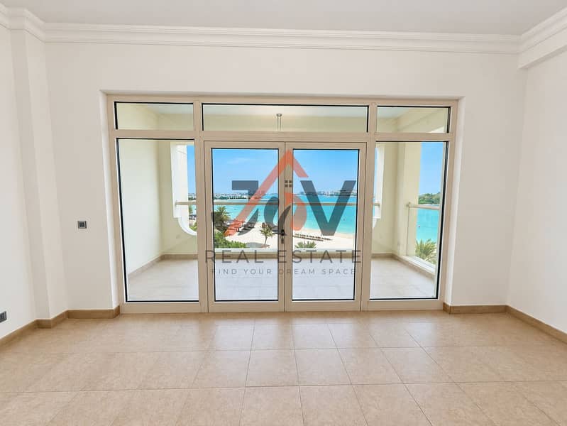 3 Sunlit empty apartment overlooking turquoise sea. png
