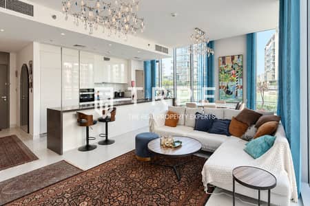 3 Bedroom Flat for Rent in Mohammed Bin Rashid City (MBR City), Dubai - Wraparound Balcony | Burj Khalifa and Direct Lagoon Views | Fully Furnished