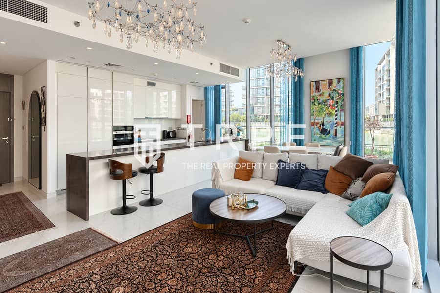 Wraparound Balcony | Burj Khalifa and Direct Lagoon Views | Fully Furnished Wraparound Balcony | Burj Khalifa and Direct Lagoon Views | Fully Furnished