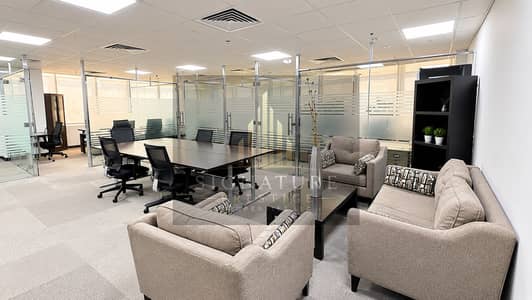 Office para en Alquiler en Jumeirah Lake Towers (JLT), Dubai - Modern Corporate Lounge and Meeting Space. png Office para en Alquiler en Jumeirah Lake Towers (JLT), Dubai - Modern Corporate Lounge and Meeting Space. png