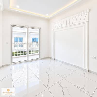 Studio for Rent in Arjan, Dubai - Bright Minimalist Room with Balcony Views. png