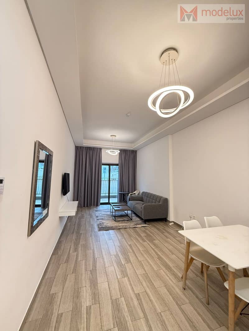 Furnished 1BR Apartment | Laya Mansion | Balcony & Downtown View