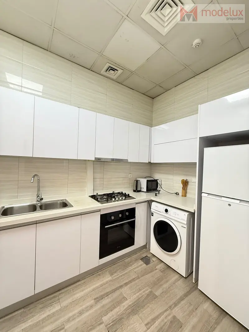 Furnished 1BR Apartment | Laya Mansion | Balcony & Downtown View
