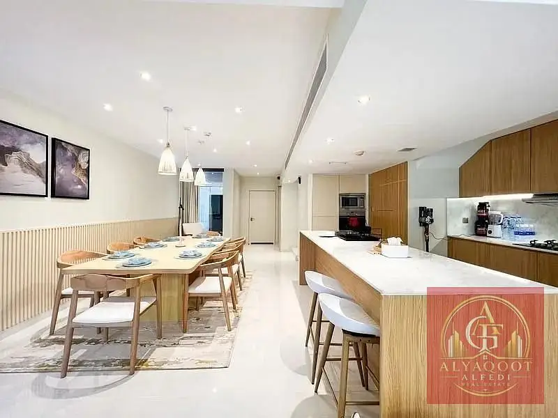 Elegant 3BR +Maid | Fully Furnished | Private Pool And Garden