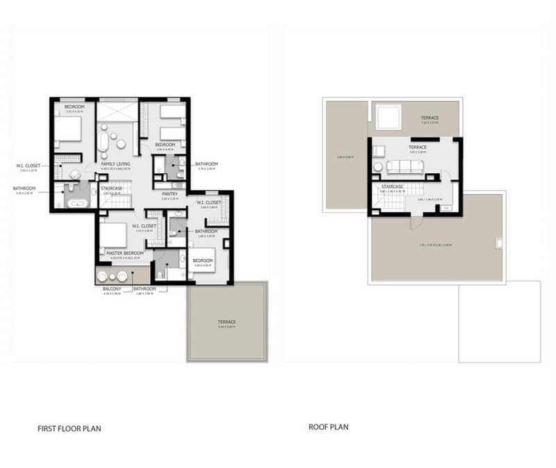 22 Floor plan 4 bed Villa 1+Roof floor. jpg