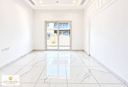 1 Camera Appartamento in affitto a Arjan, Dubai - Bright Minimalist Room with Glass Balcony Doors. png 1 Camera Appartamento in affitto a Arjan, Dubai - Bright Minimalist Room with Glass Balcony Doors. png