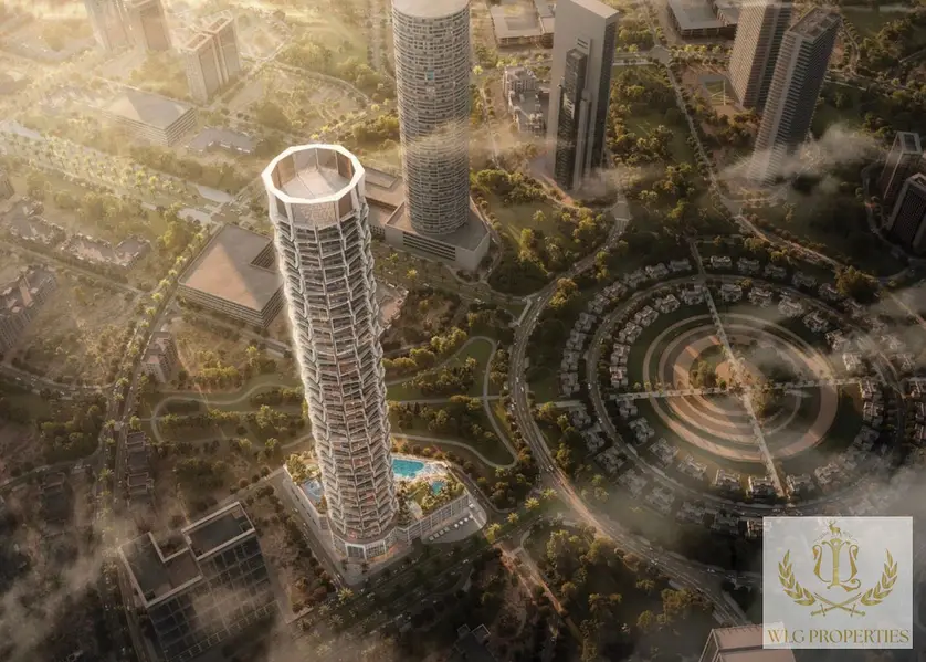 High Floor | Burj Khalifa View | 1BR + Large Balcony | JVC