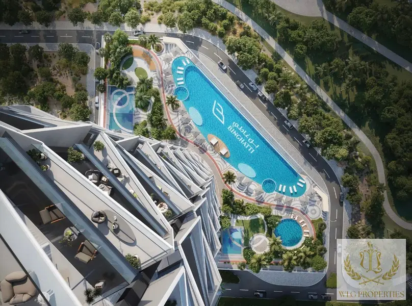 High Floor | Burj Khalifa View | 1BR + Large Balcony | JVC
