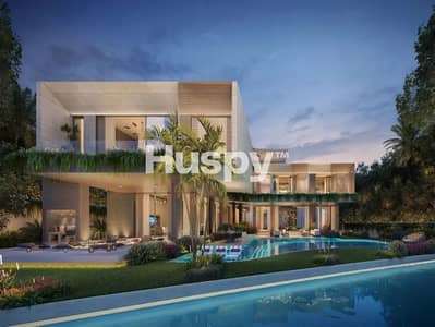 6 Bedroom Villa for Sale in Tilal Al Ghaf, Dubai - Direct on Lagoon | Private Island | Shore