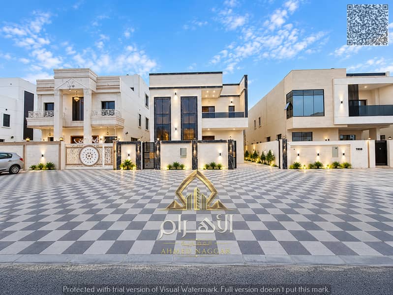 2 فيلا عصرية فاخرة بإضاءة راقية. jpg