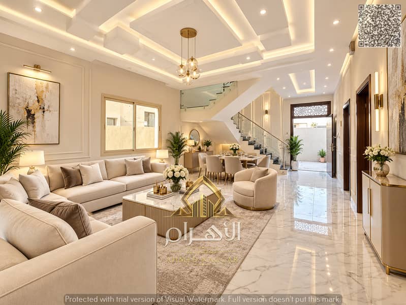 6 أناقة عصرية في مجلس فاخر. jpg