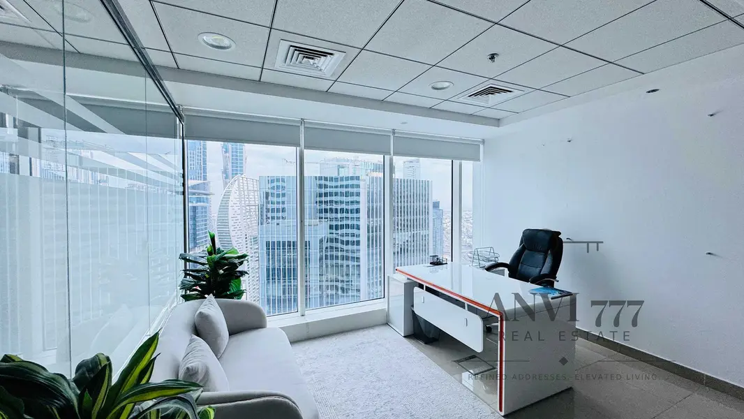 Full Canal View | Very High Floor | Luxury Office | Burlington Tower | Business Bay