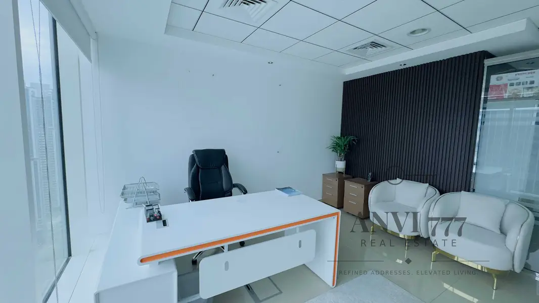 Full Canal View | Very High Floor | Luxury Office | Burlington Tower | Business Bay