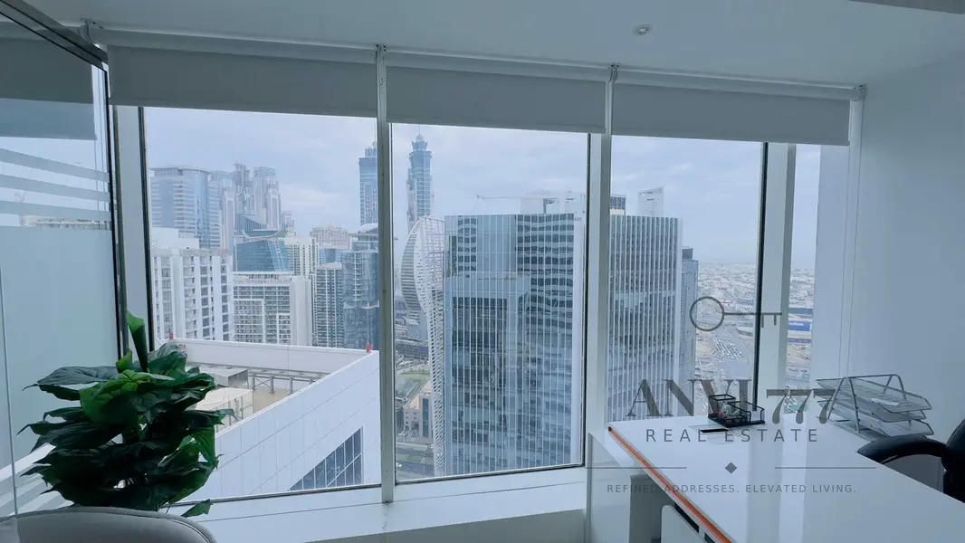 Full Canal View | Very High Floor | Luxury Office | Burlington Tower | Business Bay