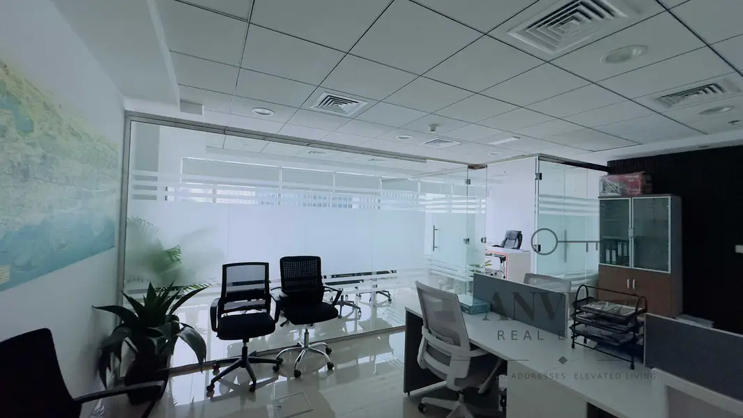 Full Canal View | Very High Floor | Luxury Office | Burlington Tower | Business Bay