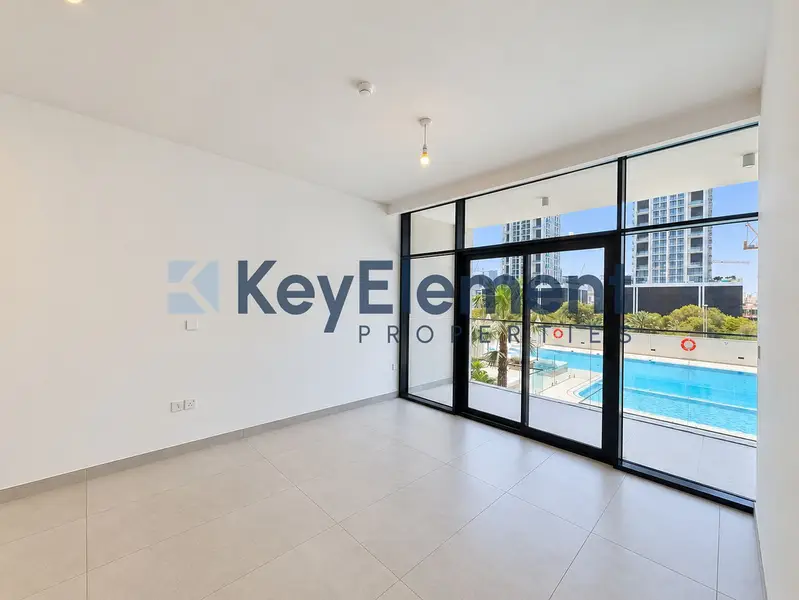 Pool View | Spacious Balcony | Modern Apartment
