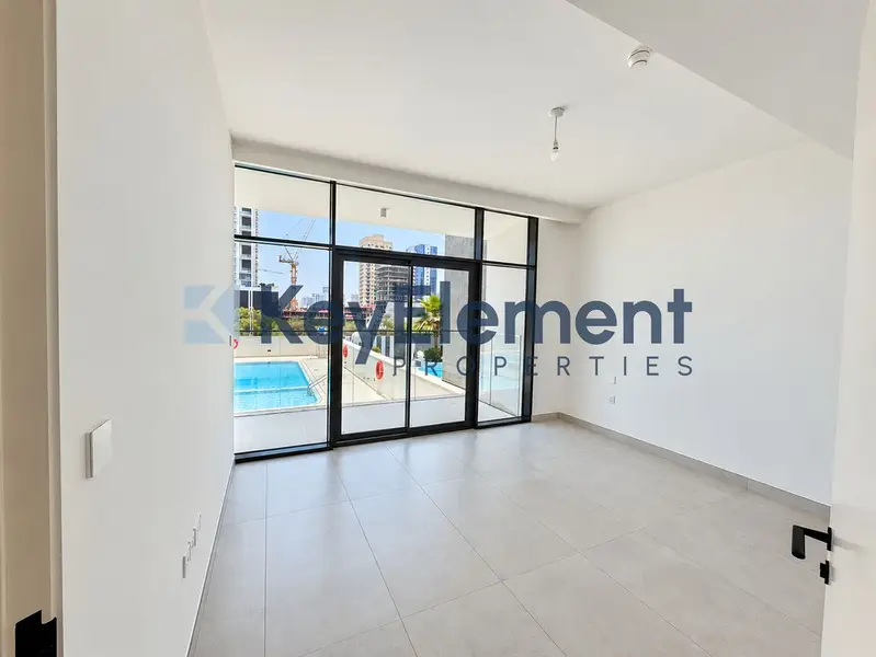 Pool View | Spacious Balcony | Modern Apartment