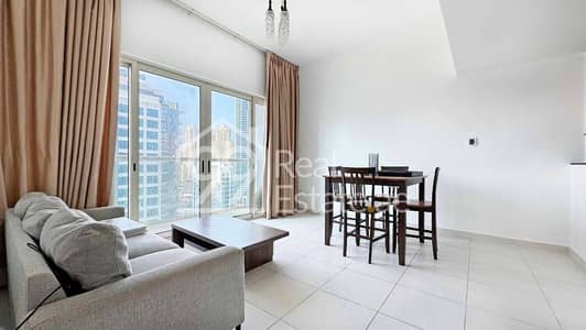 1 Bedroom Flat for Rent in Dubai Marina, Dubai - Vacant | Furnished 1BR | 2 Bathrooms | Near Marina Mall