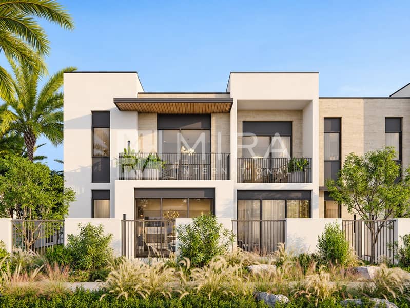 12 Townhouse facade with lush landscaping-5