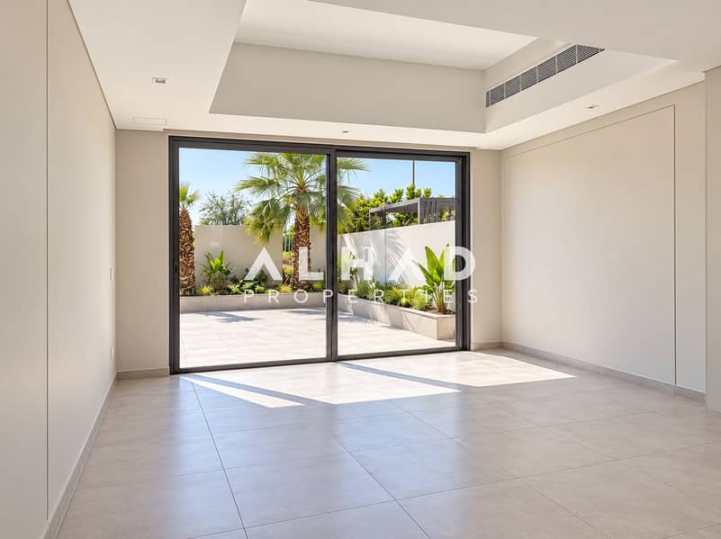 2 Sunlit Minimalist Living Room Garden View. png