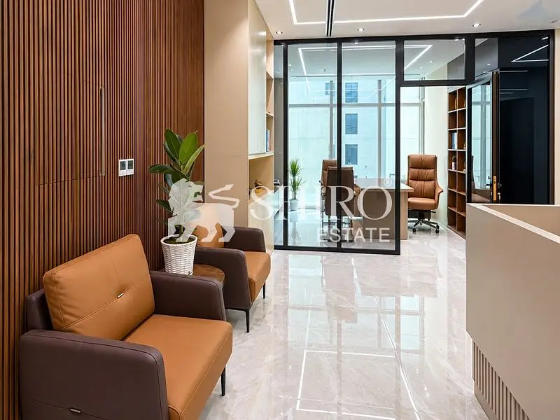 Prestigious Fitted Office | High Floor | Park Lane, Business Bay