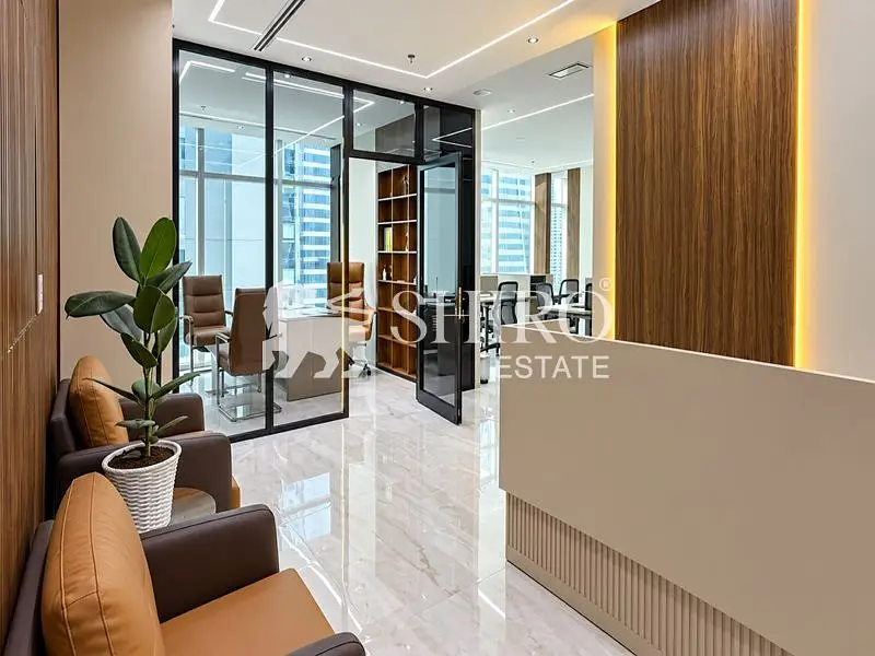 Prestigious Fitted Office | High Floor | Park Lane, Business Bay