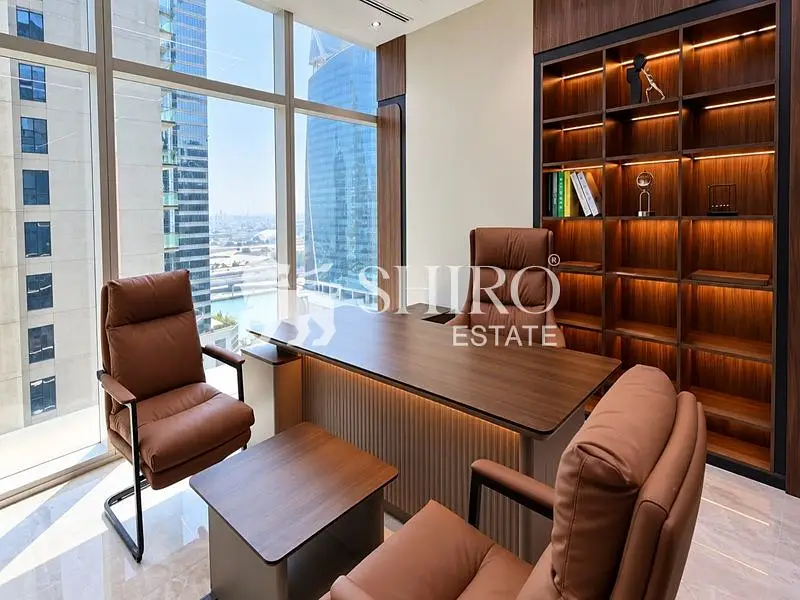 Prestigious Fitted Office | High Floor | Park Lane, Business Bay