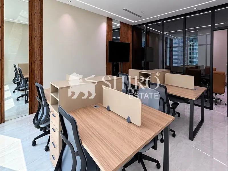 Prestigious Fitted Office | High Floor | Park Lane, Business Bay