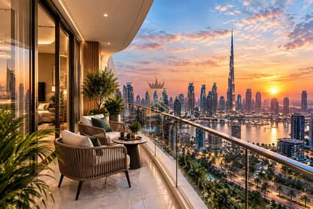 1 Спальня Апартамент Продажа в Комплекс Дубай Резиденс, Дубай - Luxury Balcony Sunset Skyline. png 1 Спальня Апартамент Продажа в Комплекс Дубай Резиденс, Дубай - Luxury Balcony Sunset Skyline. png