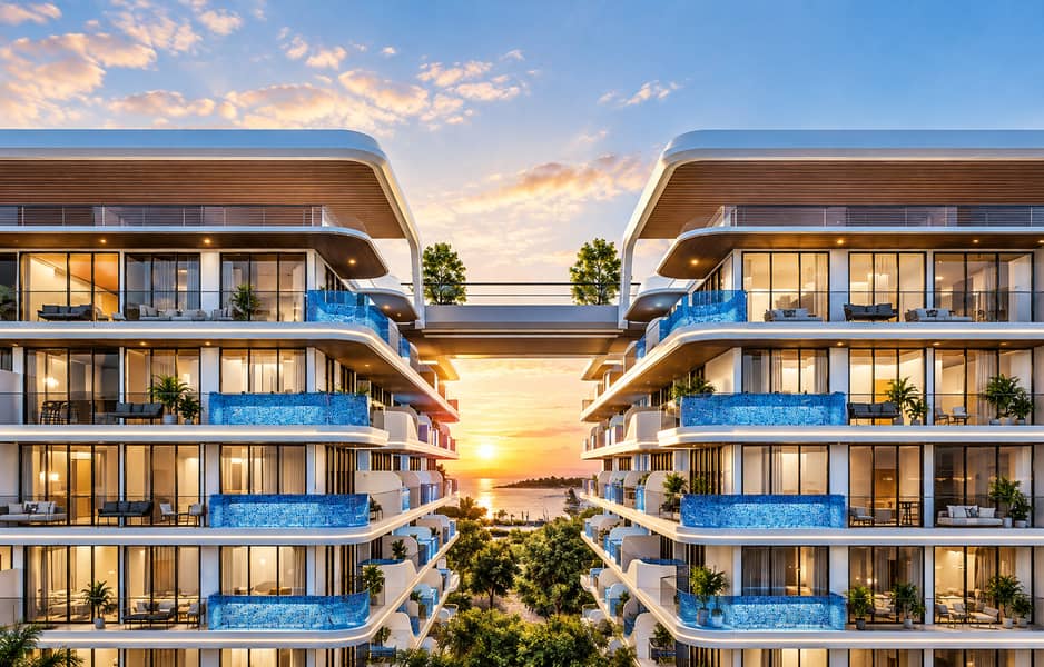 8 Symmetrical Waterfront Luxury at Sunset. png