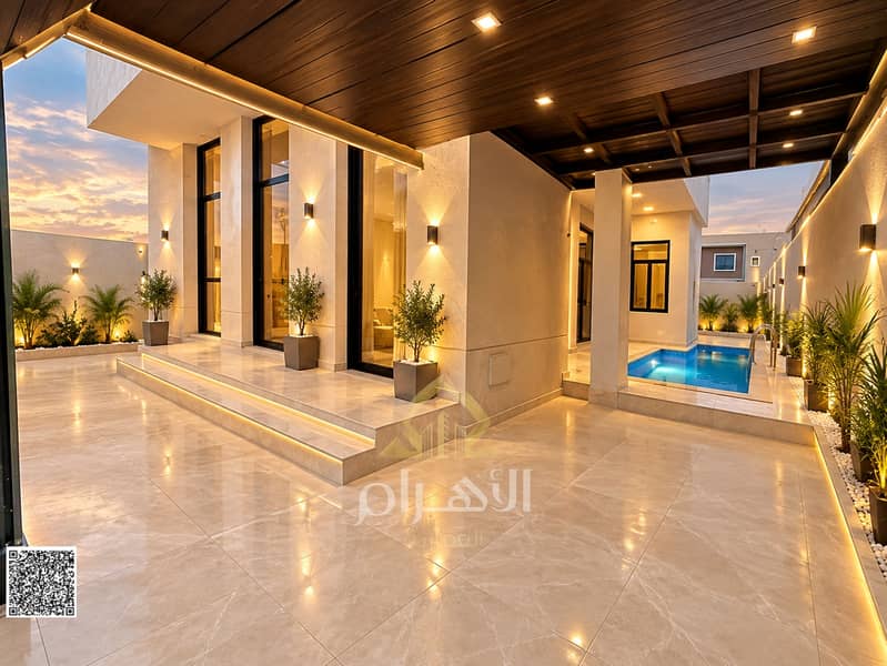 2 batch_Luxury Villa Courtyard at Dusk. jpg