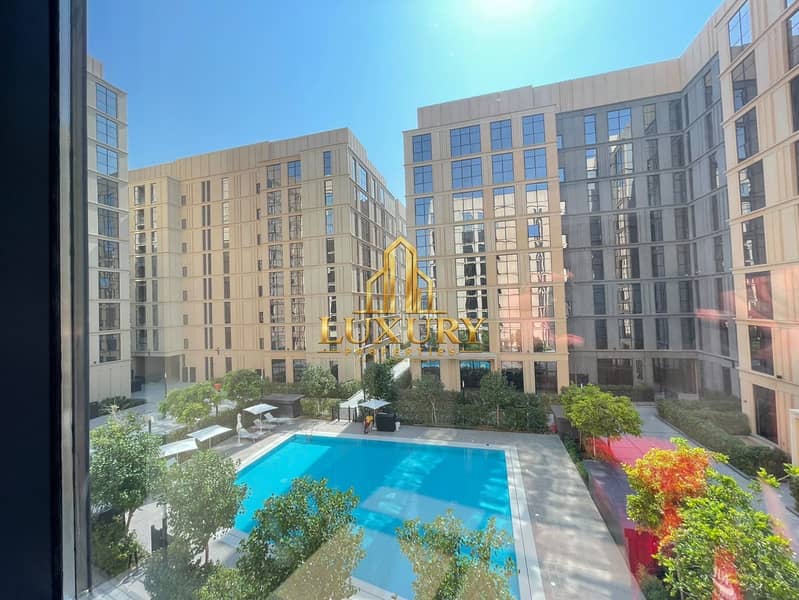 1BHK Apartment for Rent in Al Mamsha, Sharjah – AED 41,999 Yearly | Stunning Pool View 1BHK Apartment for Rent in Al Mamsha, Sharjah – AED 41,999 Yearly | Stunning Pool View