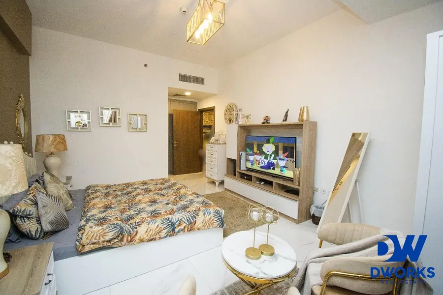 Furnished 2BR Apartment | 5th Avenue Al Furjan | Balcony & City View