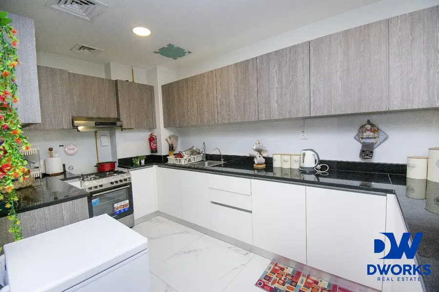 Furnished 2BR Apartment | 5th Avenue Al Furjan | Balcony & City View
