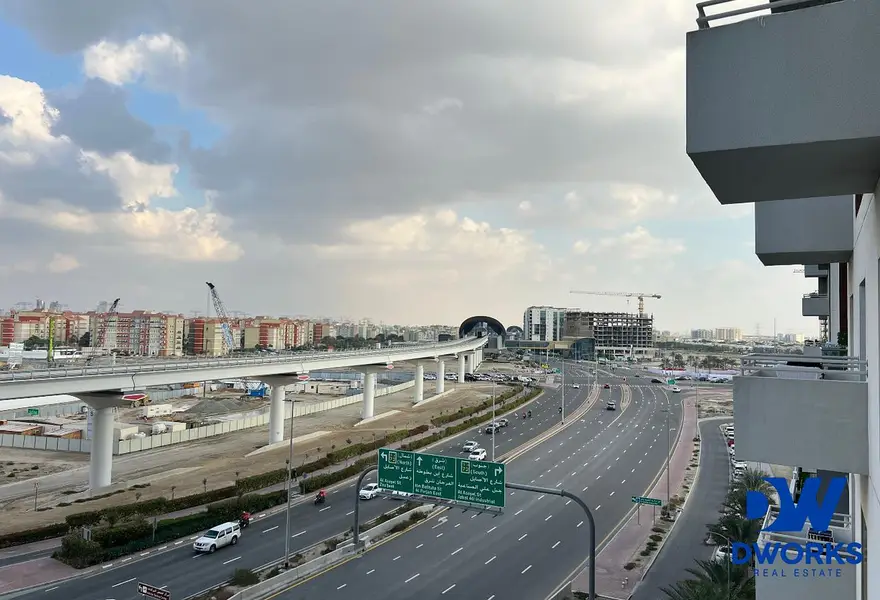Furnished 2BR Apartment | 5th Avenue Al Furjan | Balcony & City View