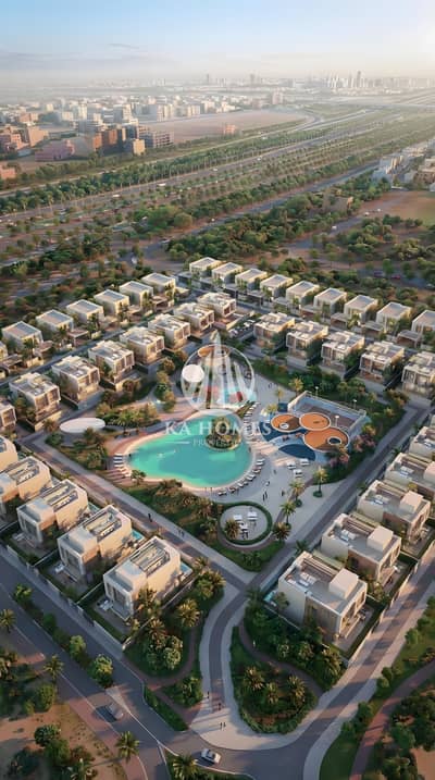 4 Camere Villa in vendita a Al Tay East, Sharjah - Villa & Lagoon Portrait. jpeg