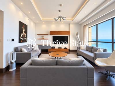 2 Bedroom Apartment for Rent in Jumeirah Beach Residence (JBR), Dubai - Fully Renovated | Full Sea View | Vacant Now 2 Bedroom Apartment for Rent in Jumeirah Beach Residence (JBR), Dubai - Fully Renovated | Full Sea View | Vacant Now