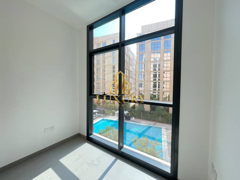 16 Spacious 1 BHK with Pool View | AED 42,999 | 4 Yearly Installments