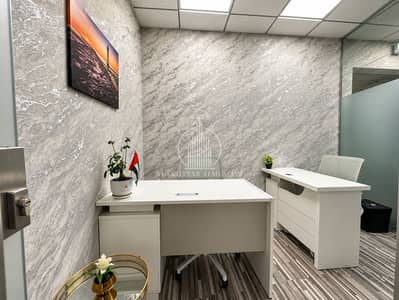 Офис в аренду в Бизнес Бей, Дубай - Modern UAE Office with Lighthouse Wall Art. png Офис в аренду в Бизнес Бей, Дубай - Modern UAE Office with Lighthouse Wall Art. png