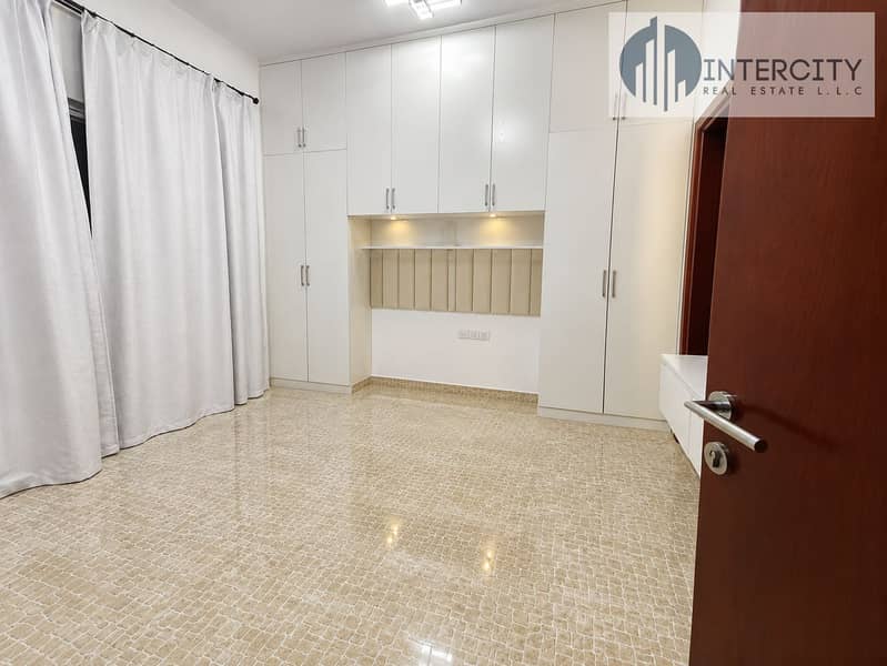 2 Empty Modern Bedroom with Built-In Wardrobe. png