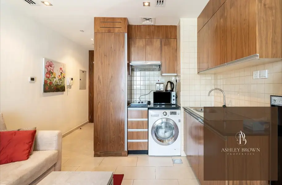 Furnished Studio | Spirit Tower | Balcony | Pool & Marina Views