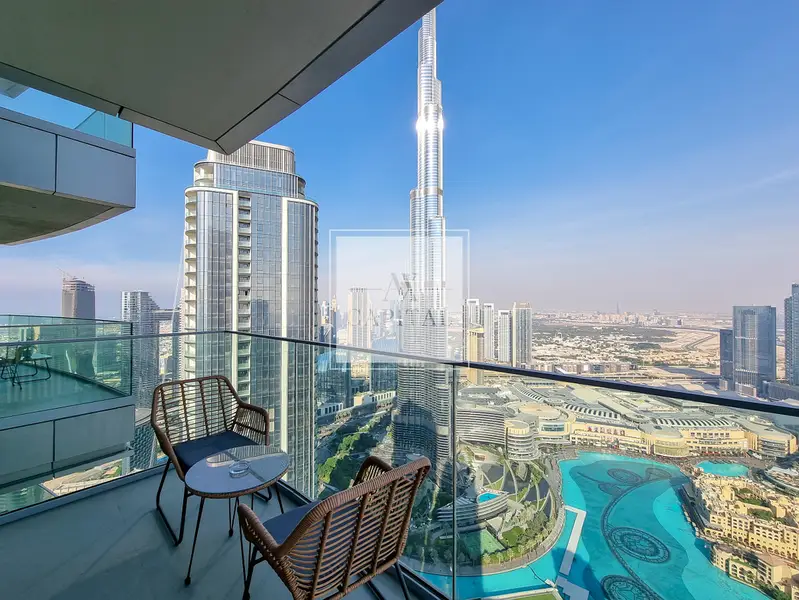 Burj Khalifa View | Unfurnished | High Floor